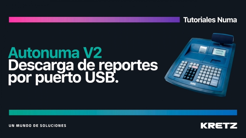 Funciones Numa NG - Autunuma v2, descarga de reportes por USB